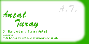 antal turay business card